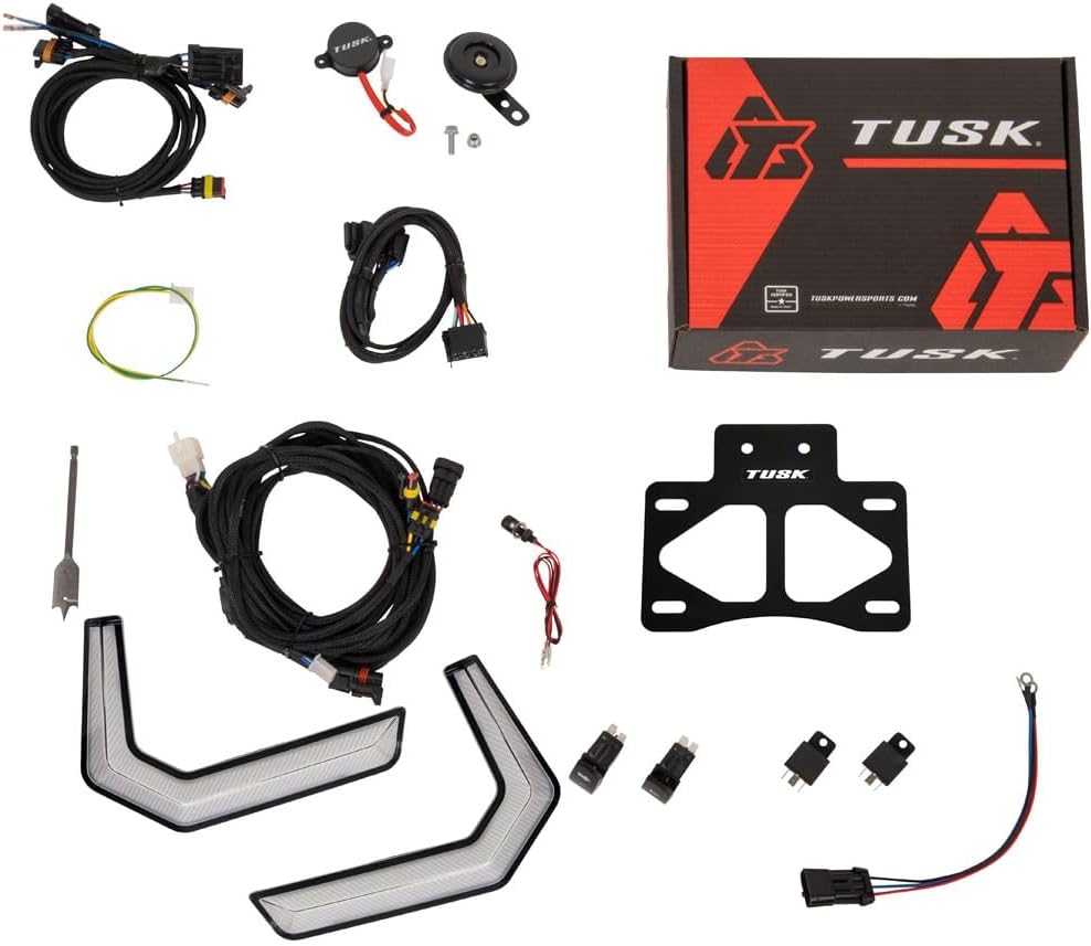 Tusk Plug and Play UTV Signal & Horn Kit with Accent Lights Compatible with Polaris General 1000 EPS 2016-2021