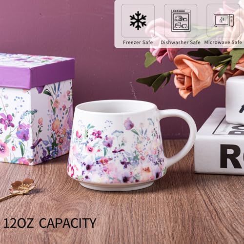 Topadorn Ceramic Travel Mug Porcelain Coffee Cups For Adults On-the-go Insulated Thermal Lid 12 oz  
Topadorn Ceramic Tr