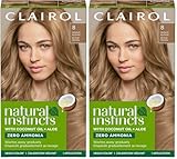 Clairol Natural Instincts Demi-Permanent Hair Dye | Medium Blonde | Shade 8 | Pack of 2