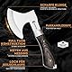 SMITH CHU Survival Axt Wikinger Äxte, Schärfe Camping Beil, Handbeil mit Geschenkbox, Outdoor Axt für Camping, Waldreisen, Jagd, Garten…
