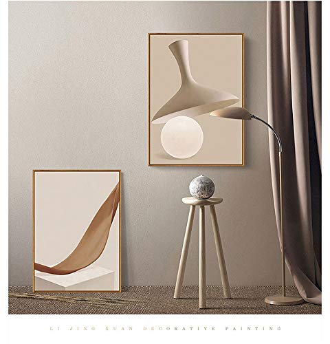 ZXGQF Canvasdruk, muurkunst schilderij abstracte geometrische wandkunst afbeeldingen voor woonkamer slaapkamer decoratie… - Image 5