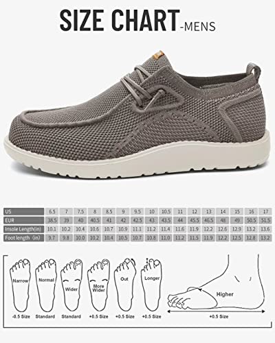 Image of 1TAZERO Men Slip On Shoes Loafer with Arch Support Insoles,Men Casual Shoes for Plantar Fasciitis