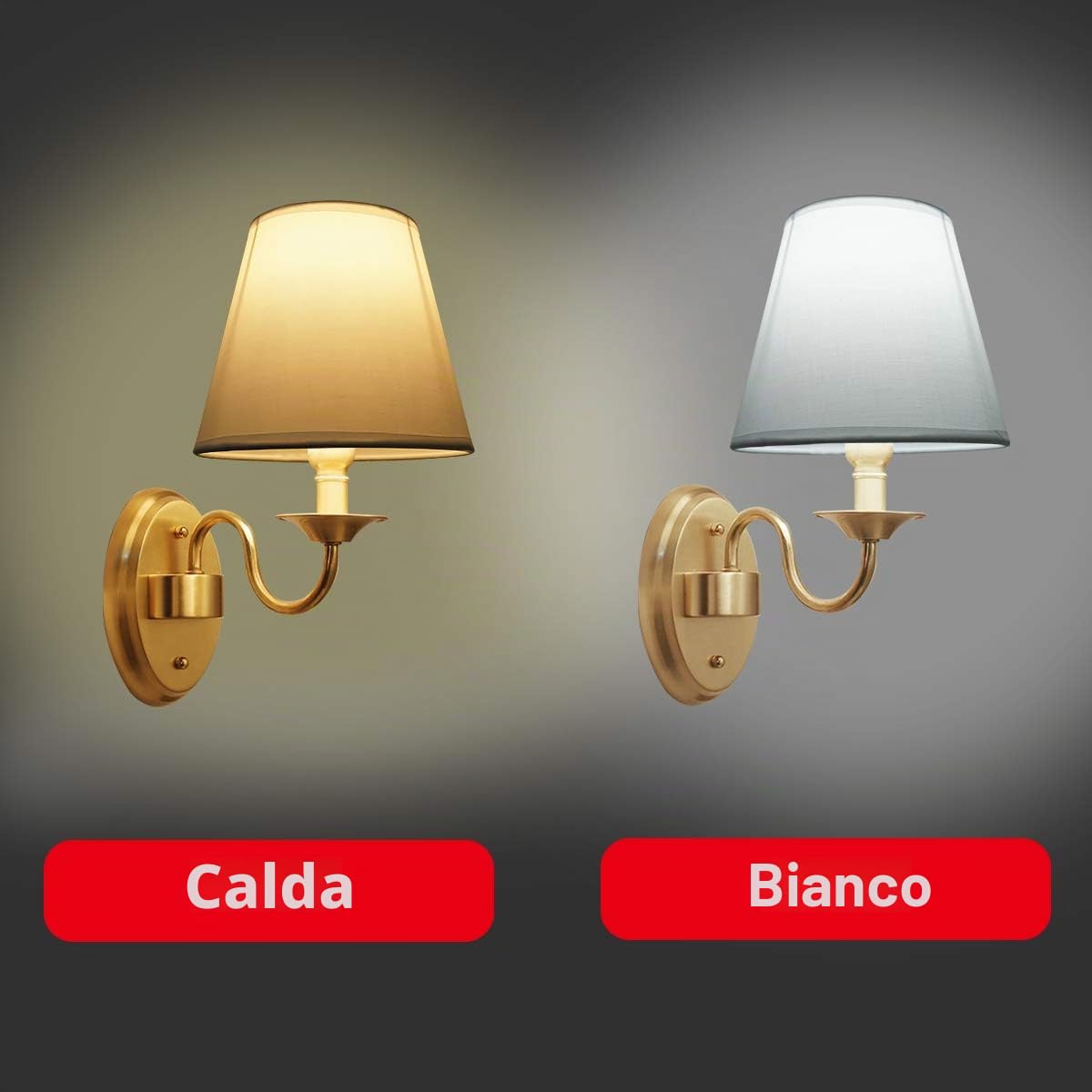 2 Paralumi E14/E27 per Lampade da Tavolo,Lampadari di Cristallo,Paralume Superiore 10 cm x Altezza14 cm x Inferiore 16 cm Bianco