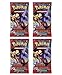 Produktbild Pokémon Karmesin & Purpur 10: Ewige Rivalen  4X Boosterpack (Deutsch)  Original Erweiterung KP10 + Heartforcards® Versandschutz