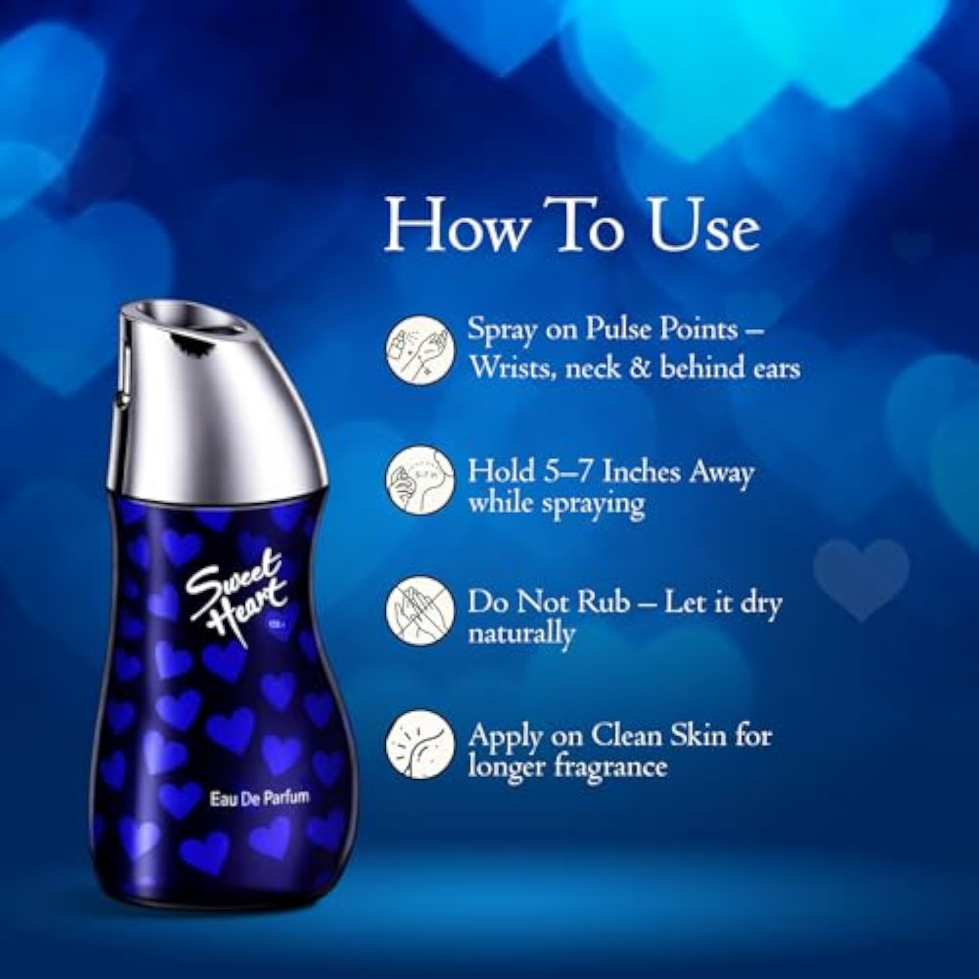 Sweet Heart Perfume, Long Lasting Fragrance
