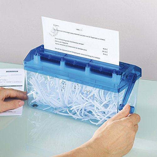 Preisvergleich Produktbild TRI Aktenvernichter, Preiswerter Papierzerkleinerer mit aus Kunststoff