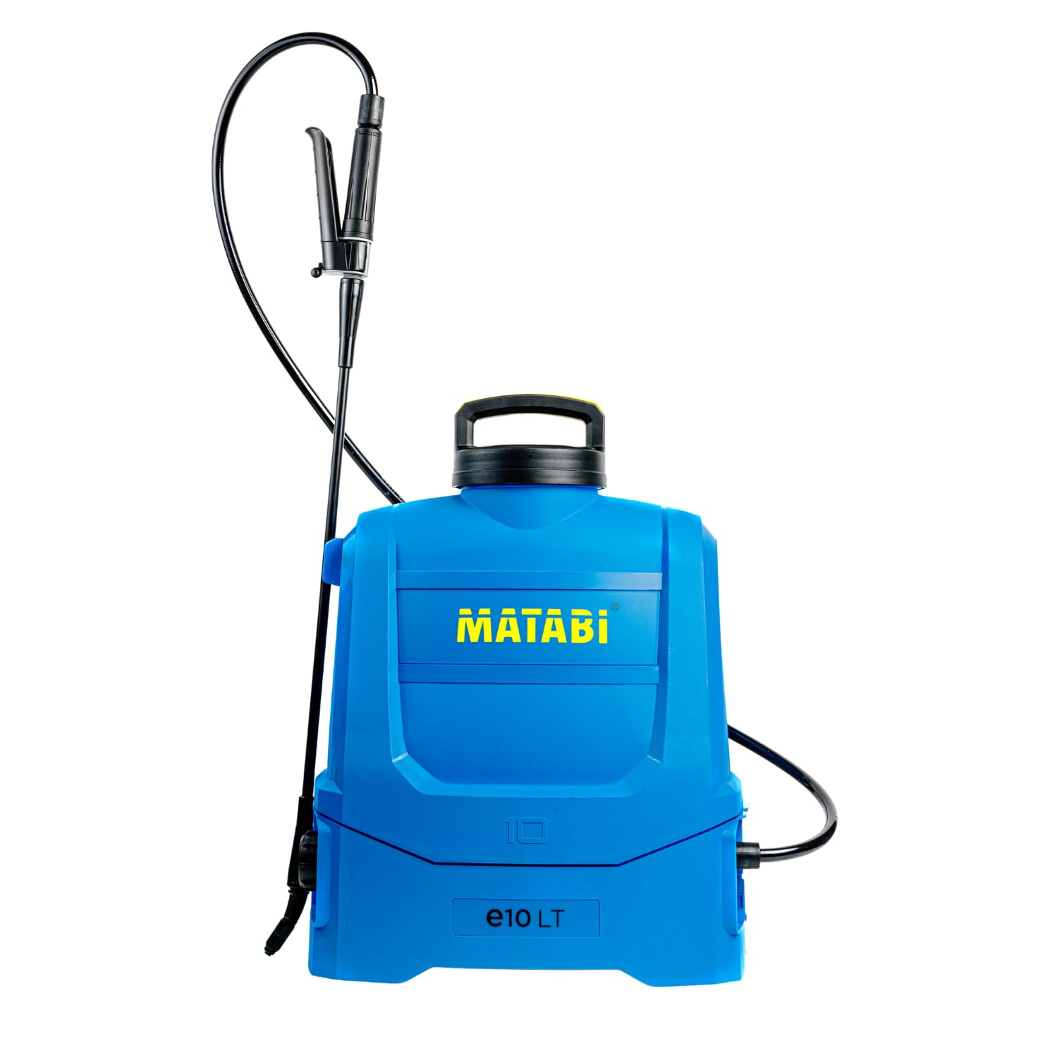 Pulverizador Eléctrico Matabi e10 LT - Batería Extraíble Li-Ion - Hasta 150L de Autonomía - Diseño Compacto y Ligero - Correas Acolchadas - Depósito Ergonómico - Boquillas Incluidas - Hecho en España
