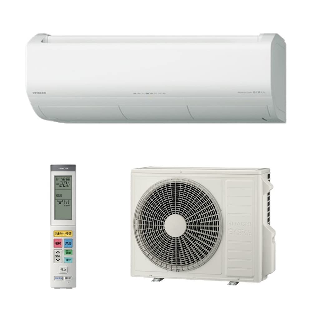 HITACHI エアコン RAS-X40K2S-W 14畳用 - エアコン 