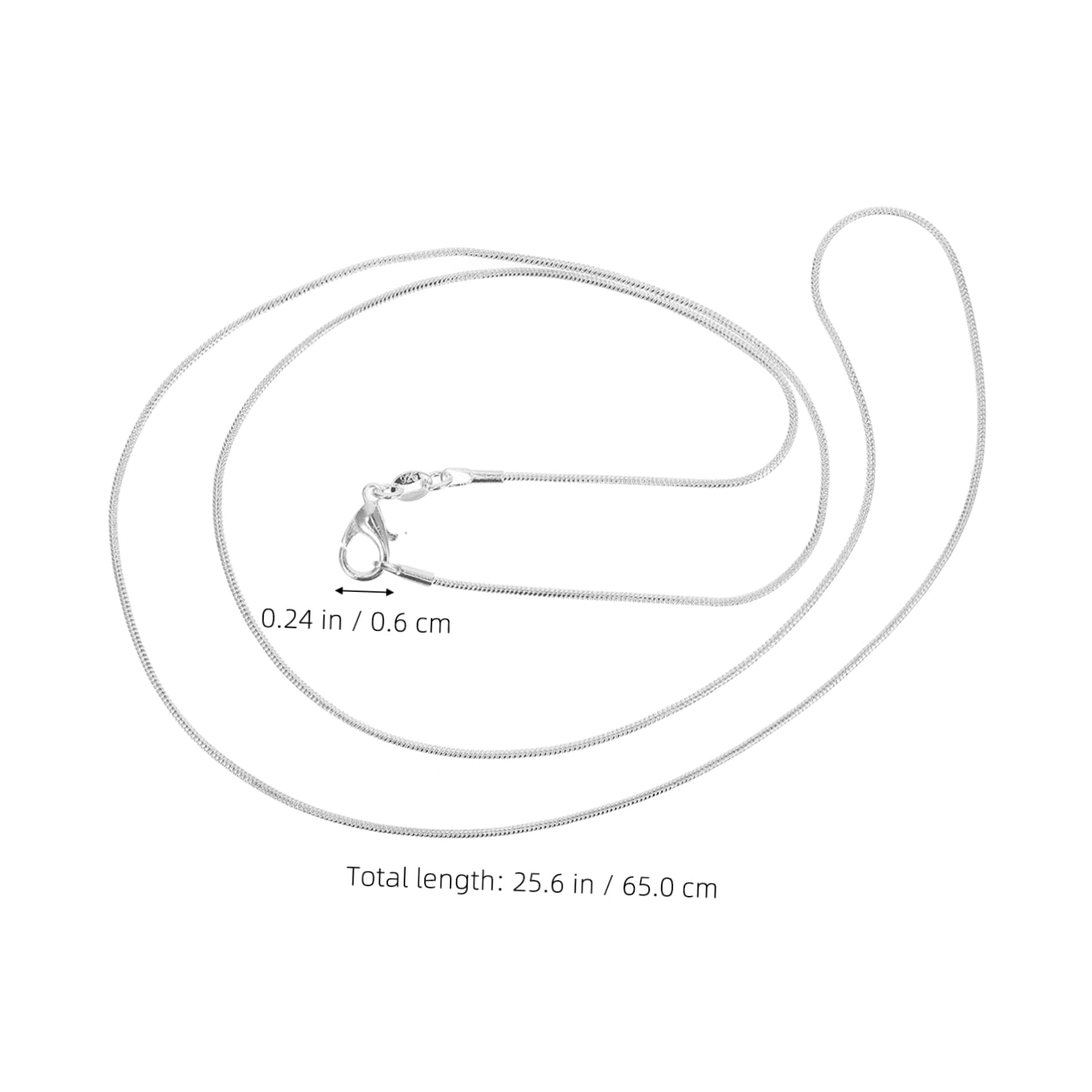 Accesorios para niñas, collar de serpiente a la, collares para mujer, cadena de, regalo de cumpleaños de plata