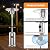 48,000 BTU Propane Patio Heater for Outdoor, Stainless Steel Standing Patio Heater with Wheels, Double-Layer Burner for Backyard, Deck, Porch, Commercial Use, Covers Up to 200 Sq.Ft