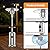 KIMORE Patio Heater for Outdoor, 48,000 BTU Freestanding Heater/Umbrella Patio Warmer Propane Stainless Steel Burner with Wheels, Outdoor Warmer for Home and Commercial