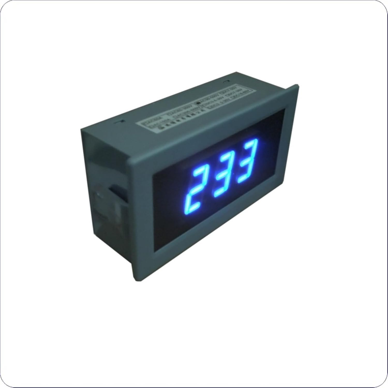 AC 0-500V LED Digital Voltmeter AC Voltage Meter 220V 120V Power Supply AC 30-500V 0.56'' Red Blue Digits 79 * 43 * 25 mm(Full-Closed (Red))