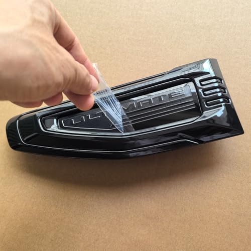 Image of 2pack OEM 2025 2026 Ultimate Vent Emblem Right Left 3D Badge Replacement for Yukon and Yukon XL Denali At4 85532392 85532398 (Gloss Black)