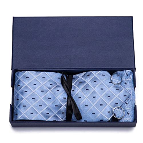 Corbata de seda tejida para traje con caja regalo