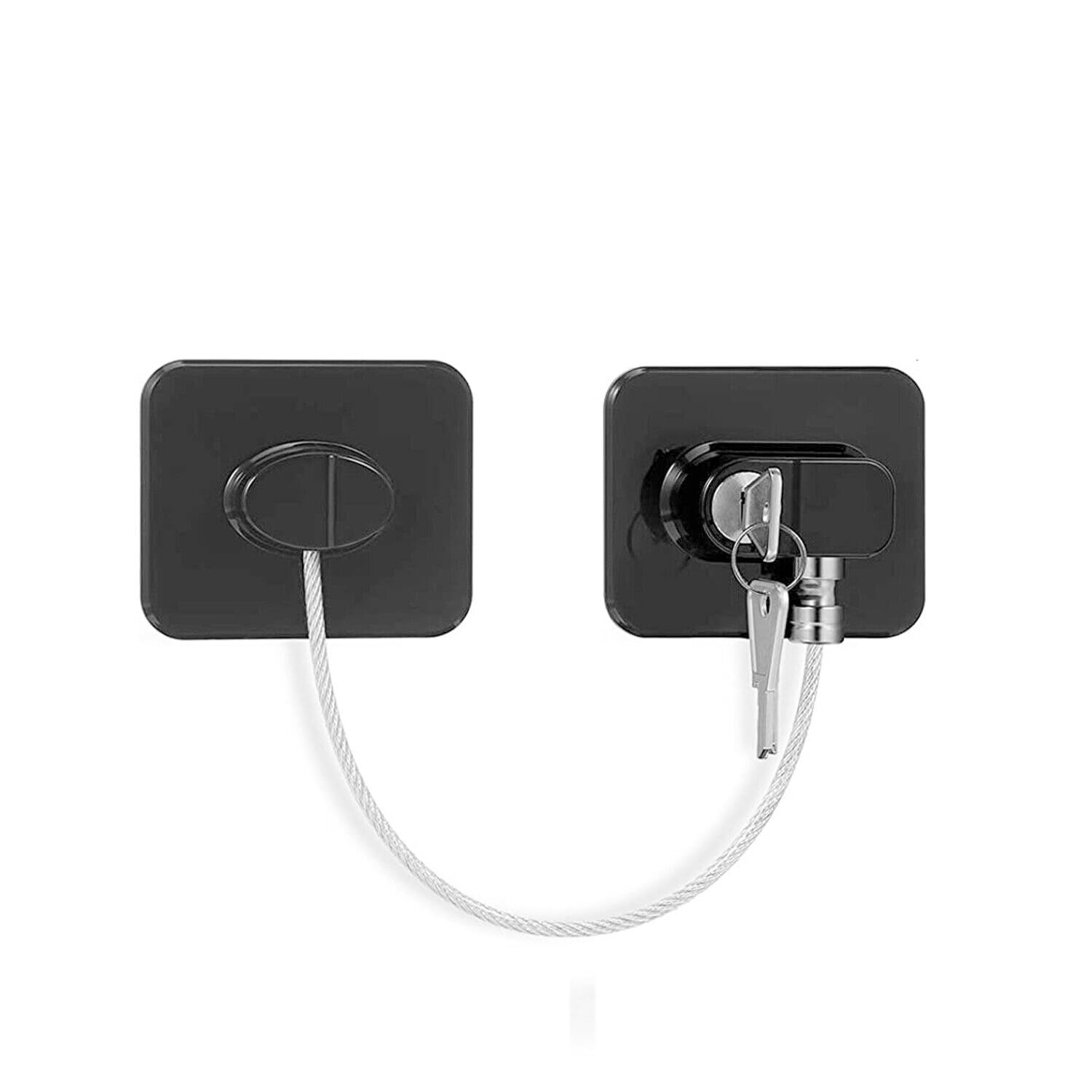 Black Refrigerator Lock for Children, Mini Fridge Locks for Kids ...