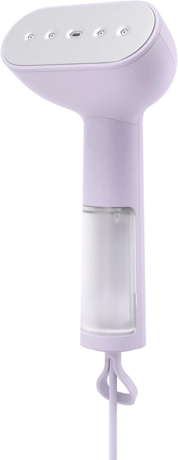 Steamery Handheld Clothes Steamer Cirrus X, 1200W, Steam Output 20g/min, Heat up in 20 Seconds, Portable, Minimalistic, Scandinavian design, Purple Steamery Handheld Clothes Steamer Cirrus X, 1200W, Steam Output 20g/min, Heat up in 20 Seconds, Portable, Minimalistic, Scandinavian design, Purple