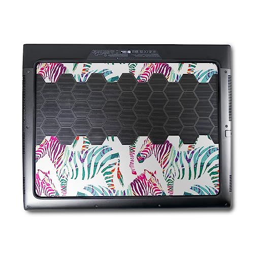 Image of MightySkins Skin Compatible with Alienware M18 R1 (2023) Full Wrap Kit - Zebra Mosaic | Protective, Durable, and Unique Vinyl Decal wrap Cover | Easy to Apply & Change Styles | Made in The USA
