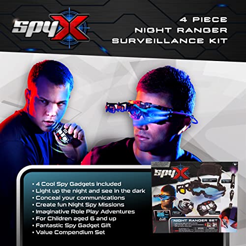 Spyx 10517 Night Ranger Set - Includes Night Mission Goggles / Motion Alarm / Voice Disguiser / Invisible Ink Pen. thumb #1