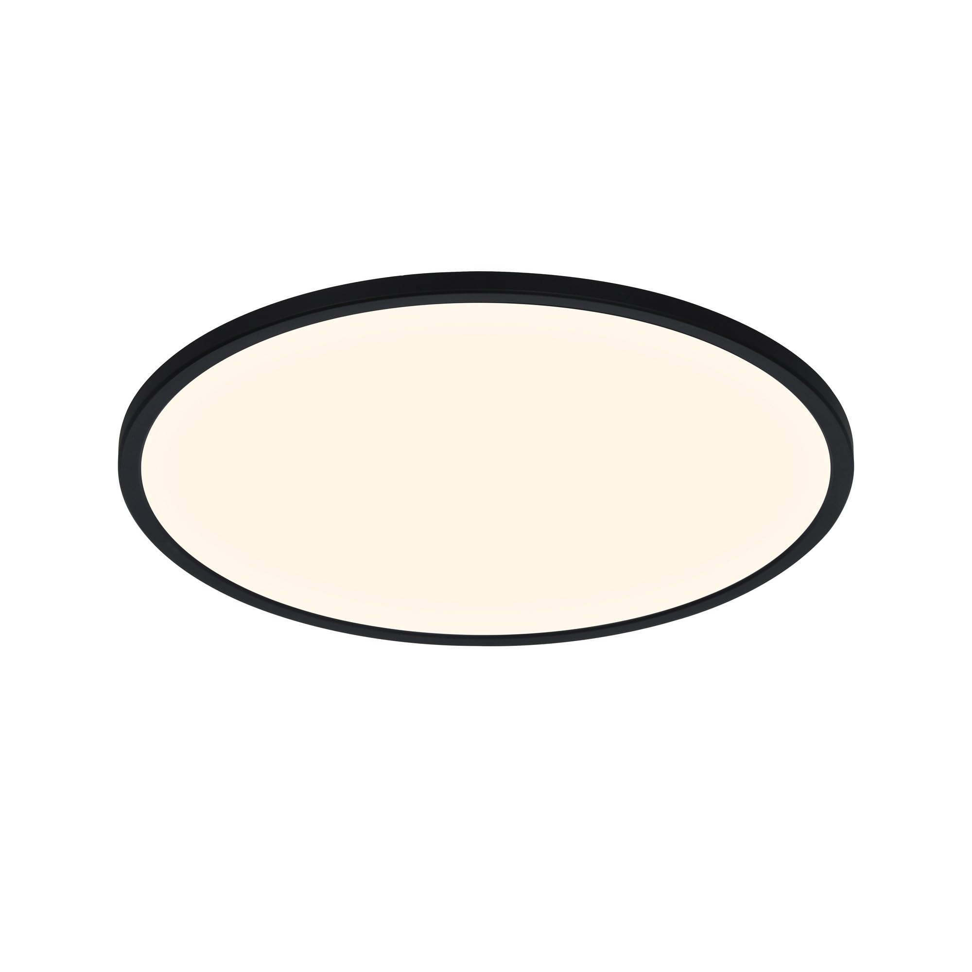 Nordlux Oja Ceiling Light Black Plastic LED IP54 3000/4000k Mains 42cm
