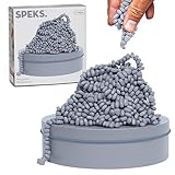Speks Original Crags Ferrite Putty | 1000+ Magnetic Stones in a Tin | Stress Relief Fidget Toy for Adults & Teens | Stocking Stuffer & Christmas Gift | Matte Slate, Large