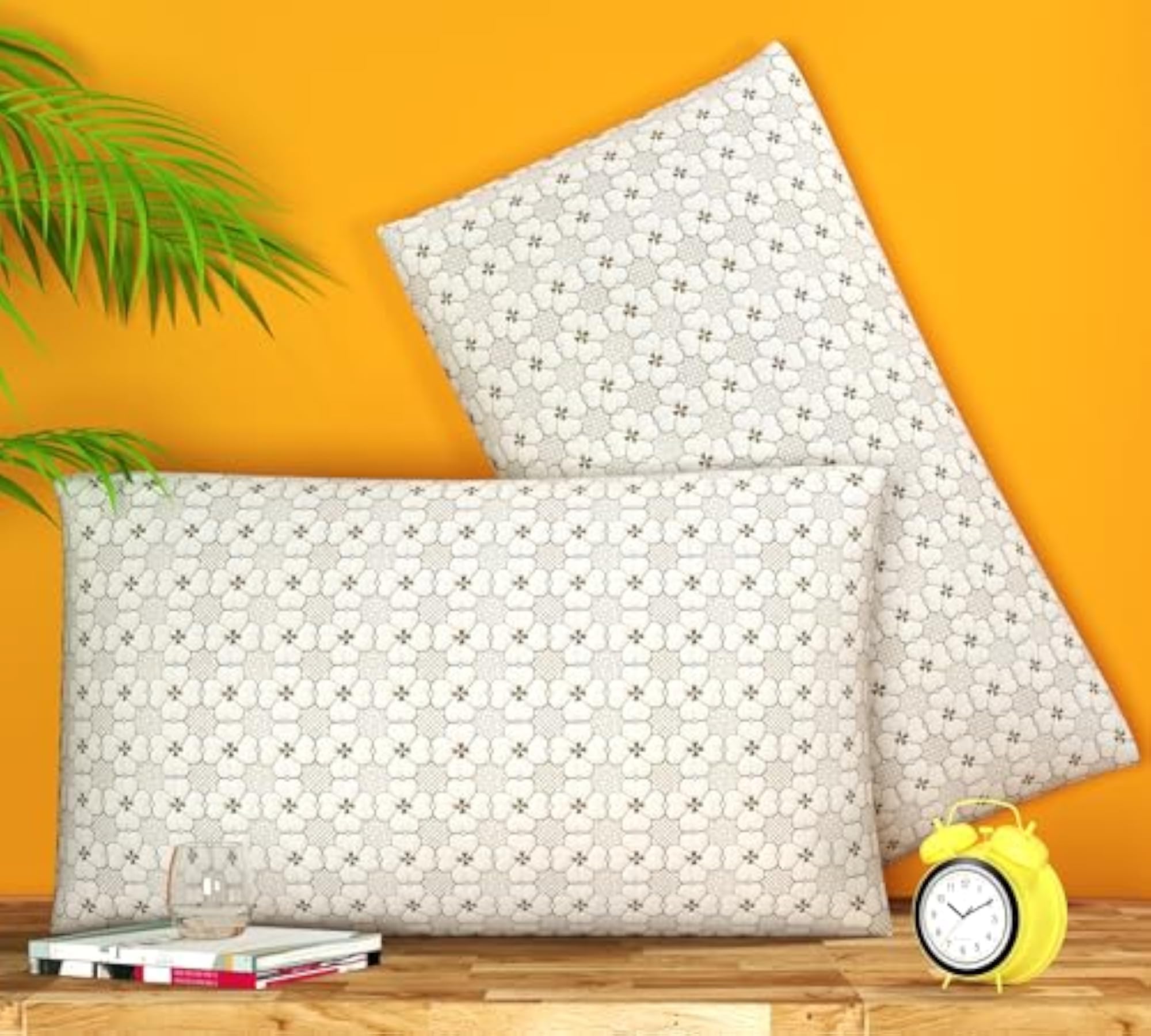 Premium Embroidered Pillow Covers, Ultra-Soft 180 TC Microfiber