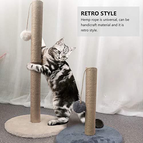 Balacoo Cat Sisal Corda de reposição de poste de arranhões para gatos torre de árvore de arranhões