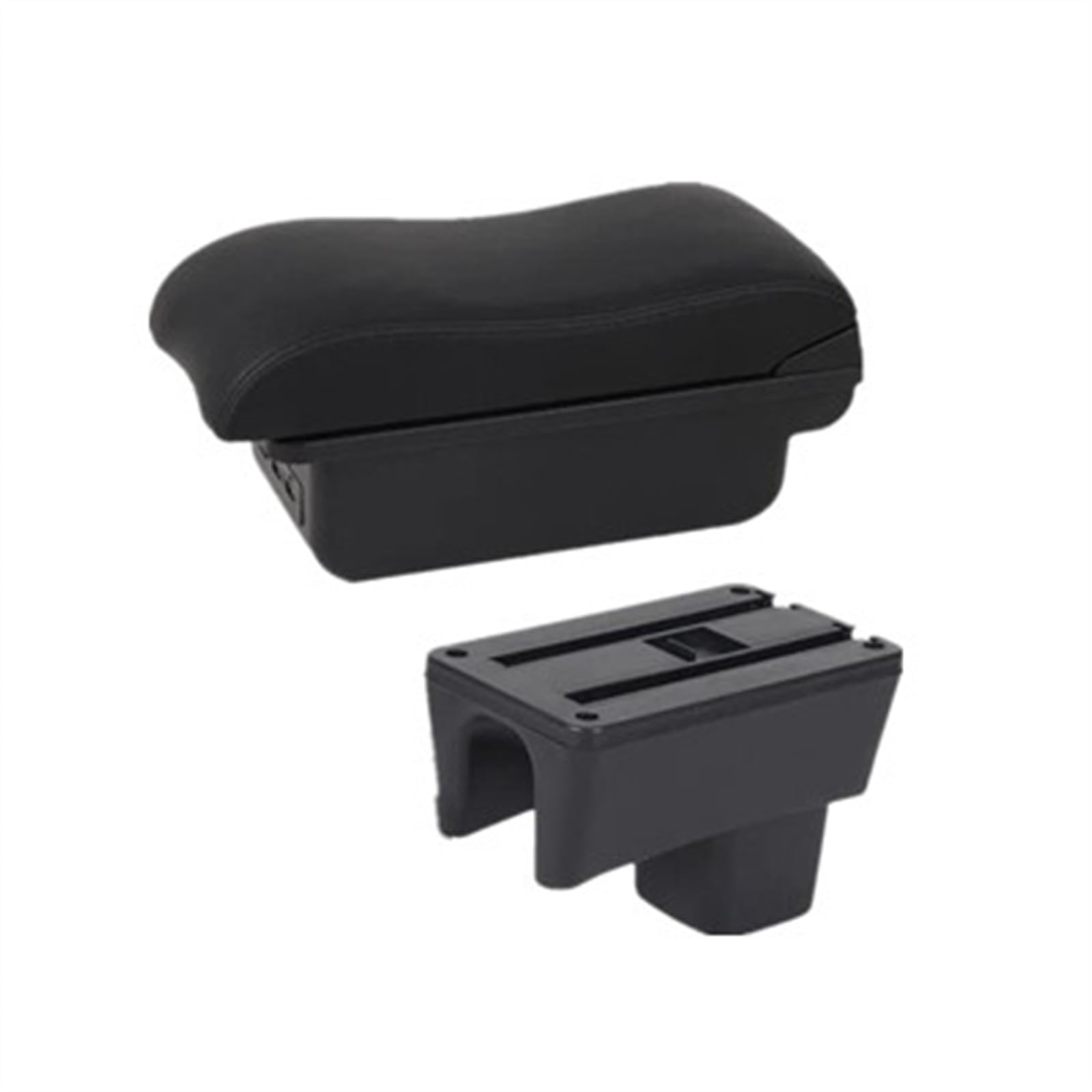 NOHEEU Car Interior Accessories Center Console Storage Box Multifunctional Armrest For Swift 2005-2024(B2 black line 3USB)