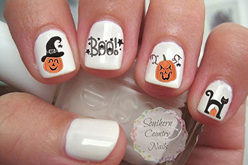 Halloween Boo Nail Art Decals