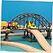 BESPORTBLE Train Track Bridge Set 2pcs Model Railway Accessories for Boys and Girls Sturdy Simulation Bridge for Toy Train Expansion and Creative Play