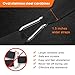 Hoedia 2 Packs Battle Rope Anchor Strap Kit Accessories for Home Gym Outdoor Muscle Workout Equipment,Carabiners with 4 Durable Straps and 2 Heavy Duty Carabiner, Home Gym Equipment