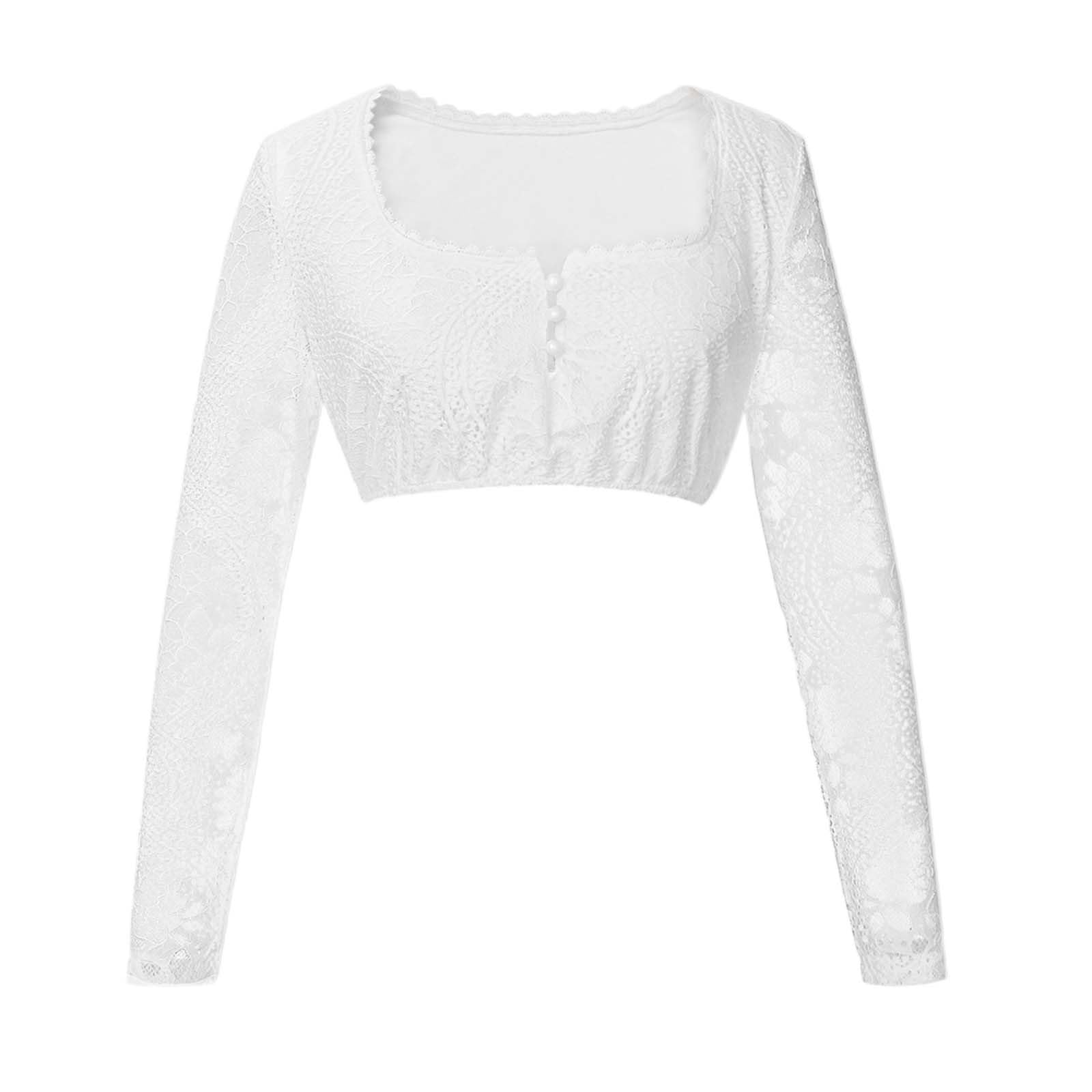 Generisch Dirndlblusen Für Damen Trachtenbluse Damen Bluse Damen Mit Dirndlbluse Spitze Bayerischem Oktoberfest Kostüm Trachtenbluse Oktoberfest Kostüm Blusen Für Oktoberfest Und Festnächte