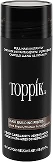 TOPPIK Toppik Fibres De Construction Capillaire En Poudre Brun Moyen Dérivées Kératine Pour Des Cheveux À L ' Aspect Naturellement Plus Épais G