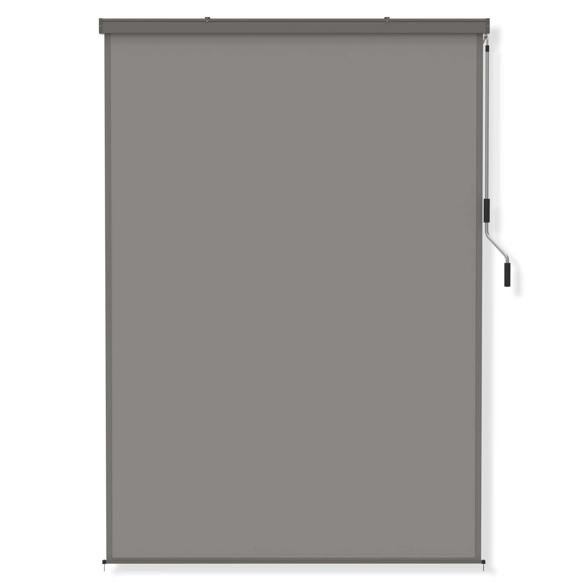 FIVMEN Roleta pionowa na zewnątrz, 180 x 250 cm, odporna na warunki atmosferyczne do użytku na zewnątrz z uchwytem, roleta balkonowa 180 cm szerokości, ochrona balkonu