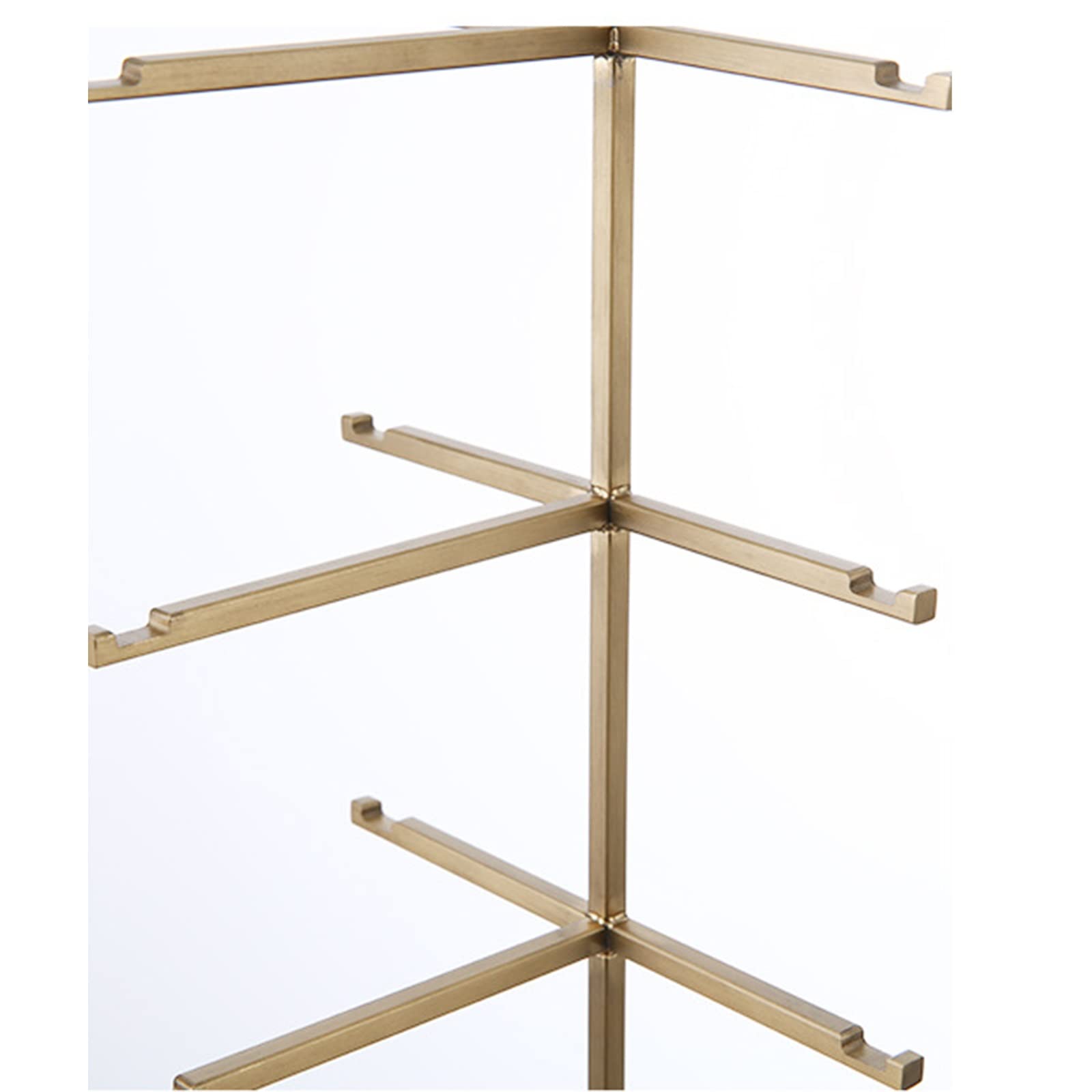 Brillenhalte -Shop-Speicher-Rack-Display dekorative Requisiten Brillenregal Sonnenbrillen-Halterung Edelstahl-Gläser-Anzeige Brillenständer (Color : 4 Layers)