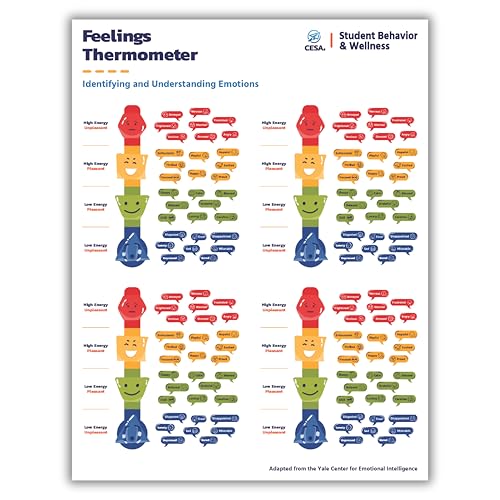 CESA 6 Primary Feelings Thermometer Feelings Tools for Identifying &