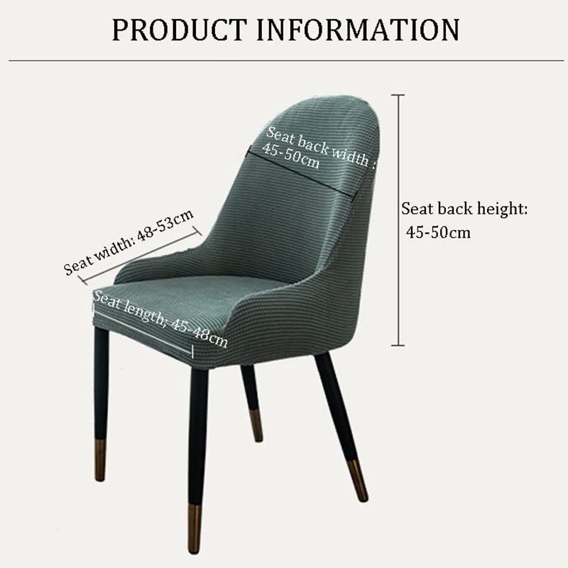 Housse De Fauteuil De Salle À Manger Extensible Jacquard,1/2/4 Pièces Housse De Chaise