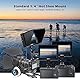 VILTROX DC-70 II 7 Zoll Kamera Video Monitor, 4K Kamera Field Monitor Kit mit HDMI AV Eingang/Ausgang für Canon Nikon Sony DSLR Kamera, Peaking Focus Assist Video Monitor mit Sonnenblende/Akku
