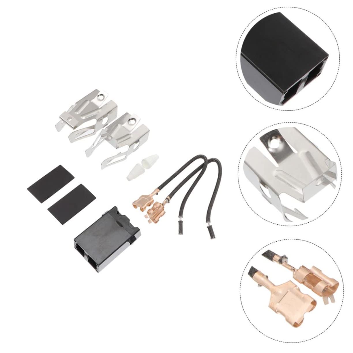 Housoutil 6sets Kit Ricambio Per Bruciatore Per e Piano Facile Installare e Compatibile Bruciatori Gas e Elettrici