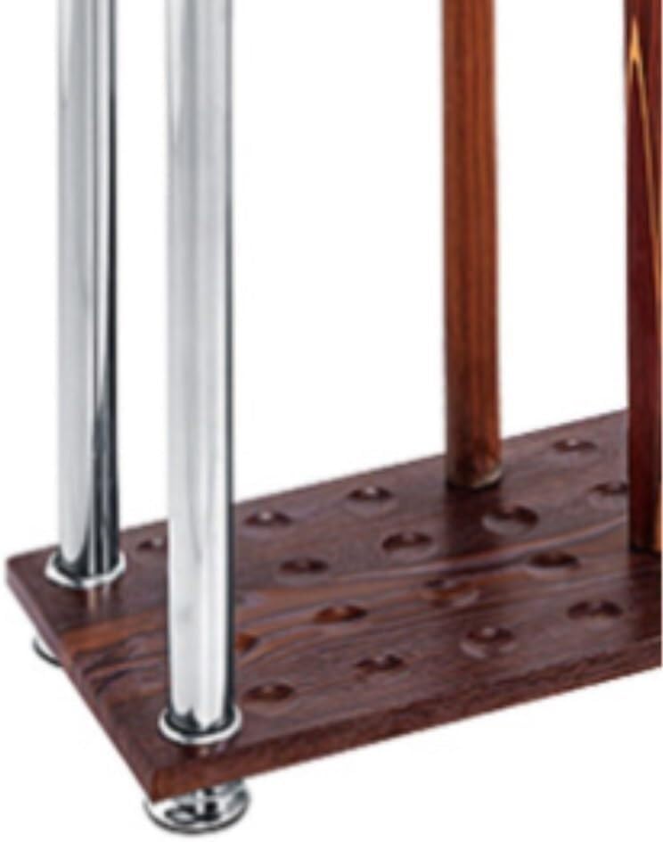 36-Hole Billiard Pool Rack Holder, Hardwood Freestanding Cue Stick Organizer for Game Rooms, Bars, Clubs, Home(Type C)