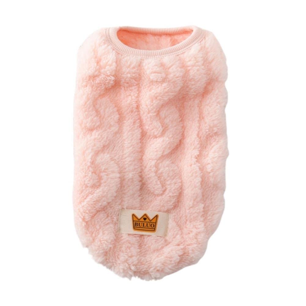Vêtements de chien de compagnie en polaire UKKO : manteau hiver chat chaud pull P S