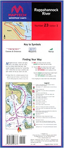 Maptech Waterproof Chart Rappahannock River 1st Edition