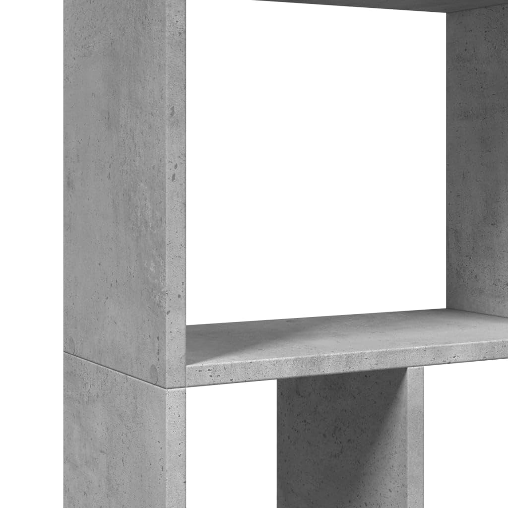 vidaXL Regał na książki, szarość betonu, 60x20x120,5 cm