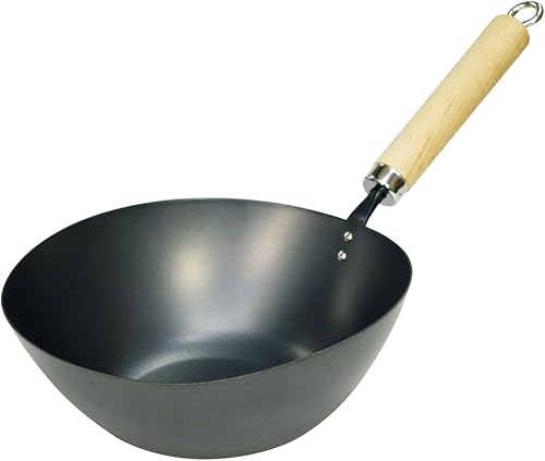 Riverlight J1930A Kyoku Japan - Olla asiática de hierro, 0.3 galones (1.8 l), nitruro de hierro, resistente al óxido, fabricada en Japón