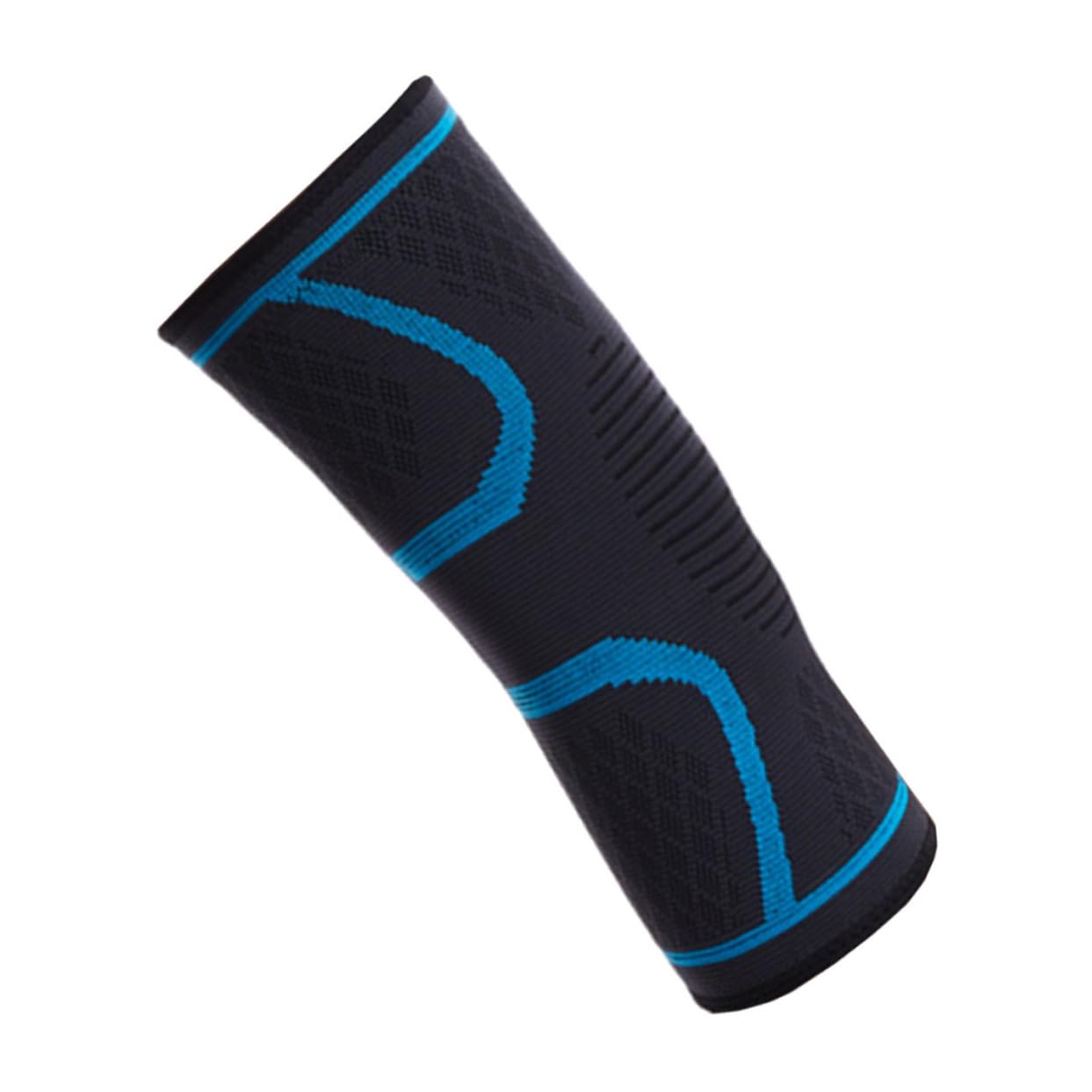 FRCOLOR Knee Pads for Running Lightweight Comfortable Support Brace for Sports Ligament Protection Breathable Washable Blue l