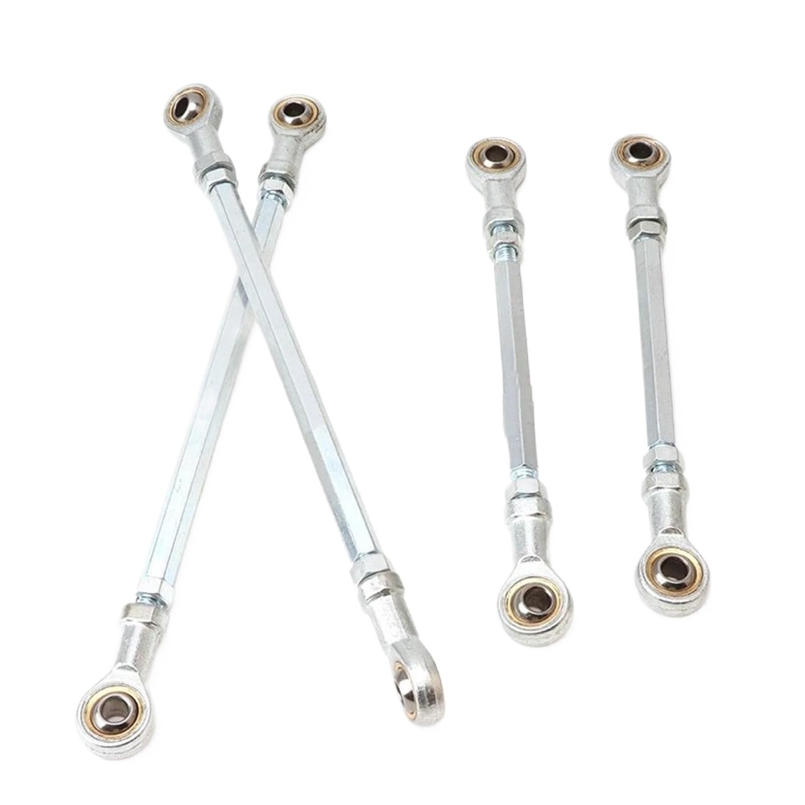Rótula de suspensión 1 par 240/250/260/270/280/300/315mm 8mm kit de varilla dirección junta esférica para 49cc ATV Go Kart Buggy Quad(1 Pair 250mm)