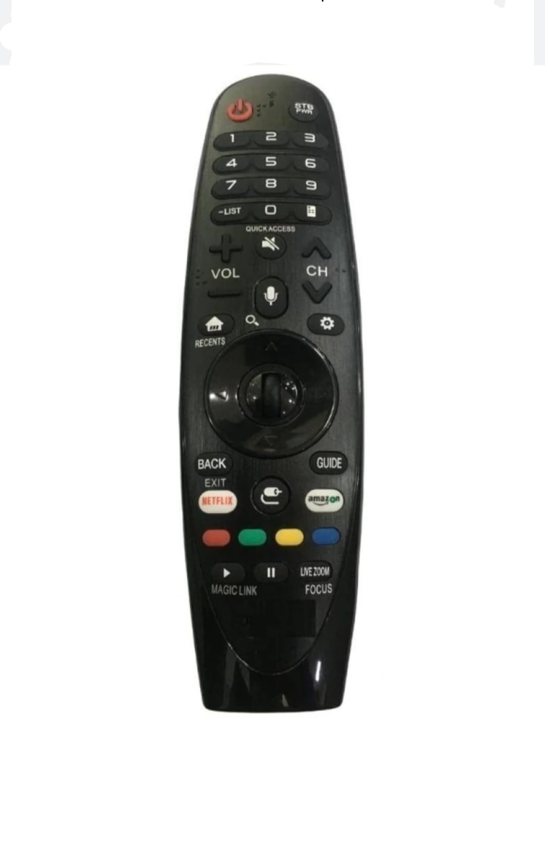 Savaliya Enterprise Magic Remote Compatible for LG LED TV with Netflix and Prime Video Buttons Non-Voice
