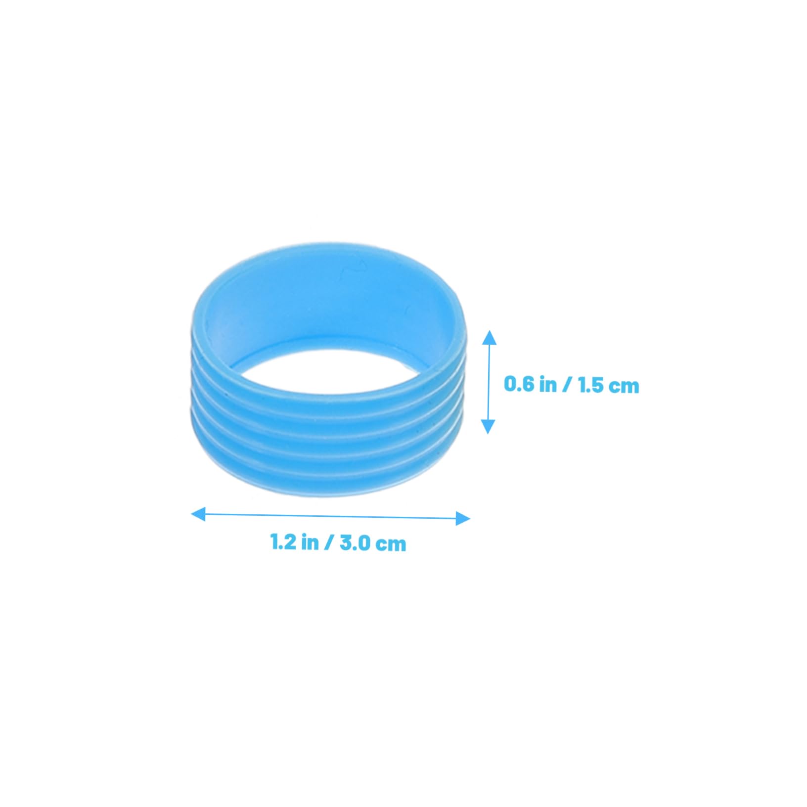 OSOLADY 5pcs Tennis Racket Overgrip Sweat Absorbent Silicone Ring Thin Grip for Tennis Badminton Squash Random Color