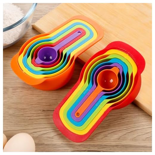 Measuring Spoons (6-Piece Set)| Precision Scoops for Coffee, Baking, Spices Durable Kitchen Essentials