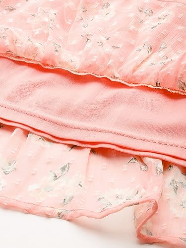 Image of Deewa Light Pink Floral Printed Short Dress