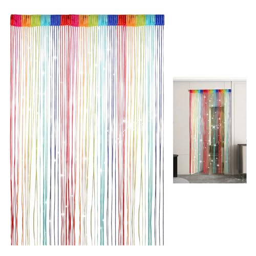 Fadenvorhan 100 X 200 cm, Fadenvorhang Insektenschutz, Türvorhang...